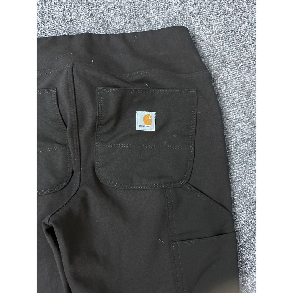 Carhartt Force Utility Leggings Womens XS Black Fitted Work Pants 102482 - Picture 5 of 6